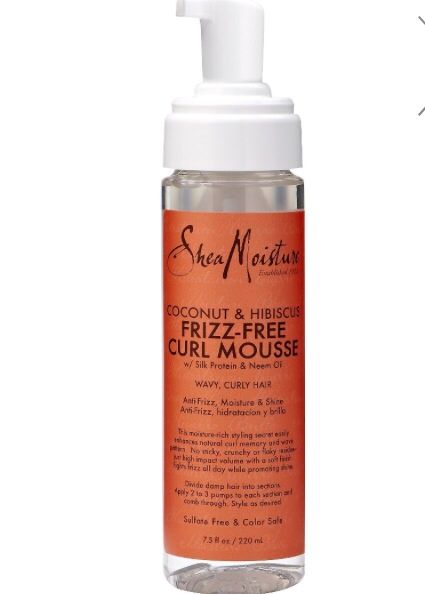 Coconut & Hibiscus Frizz-Free Curl Mousse sheamoisture