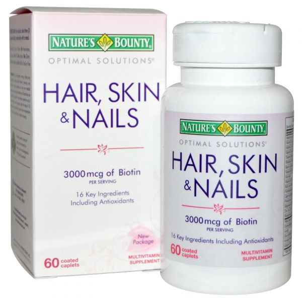 Vitamina Nature's Bounty Hair Skin and Nails Dietary cabelos