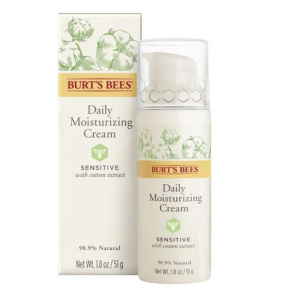 Burt's Bees Daily Face Moisturizer Cream For Sensitive Skin, 1.8 Oz